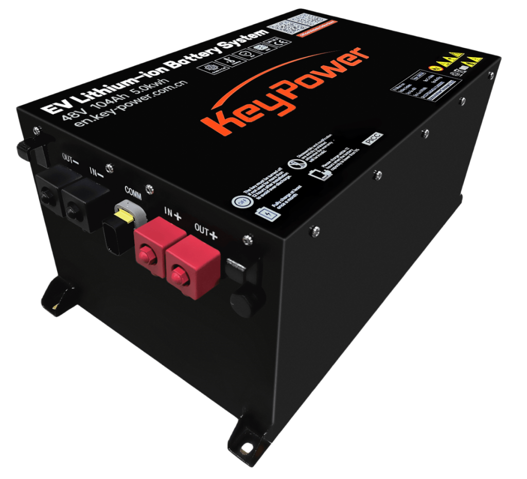 KeyPower 48V 104Ah LiFePO4 golf cart Lithium Battery - Image 2